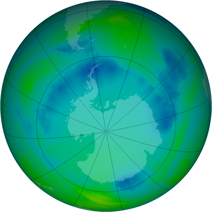 Ozone Map 2000-07-24